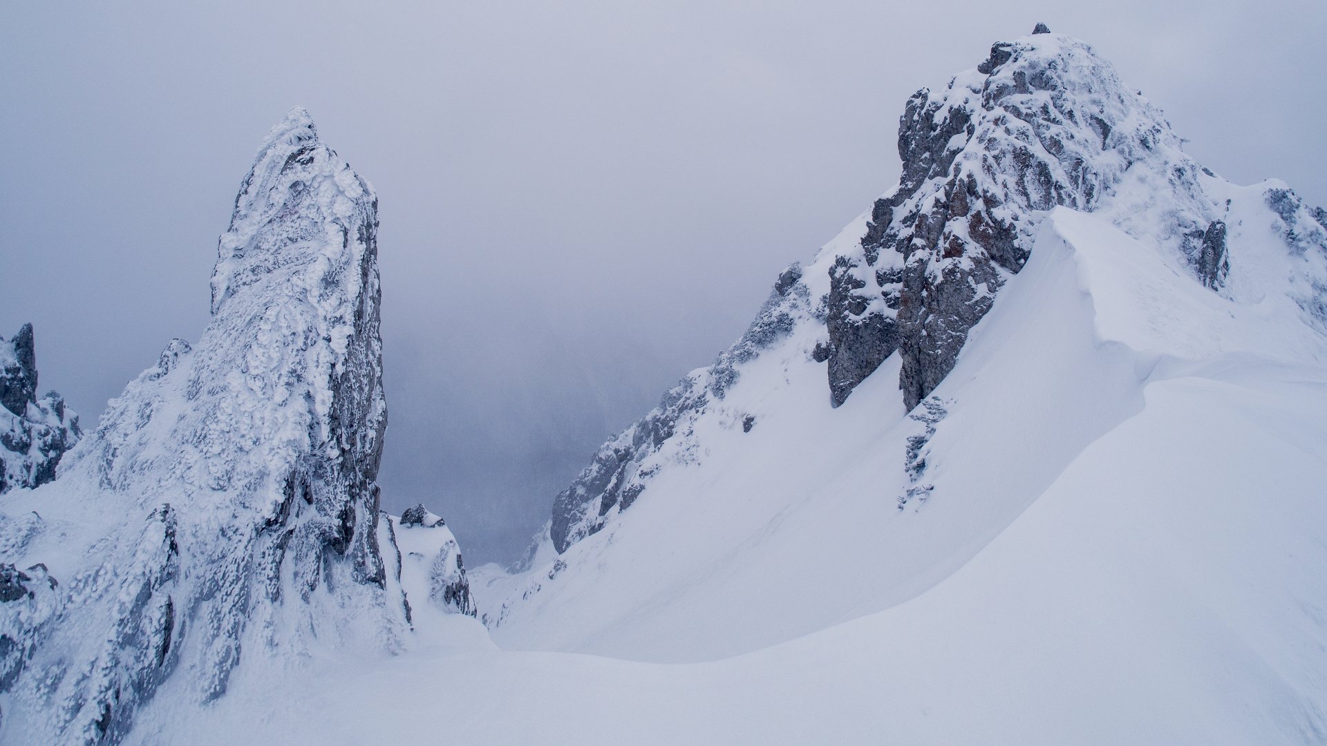 Rocks at the top of Velky Rozsutec
