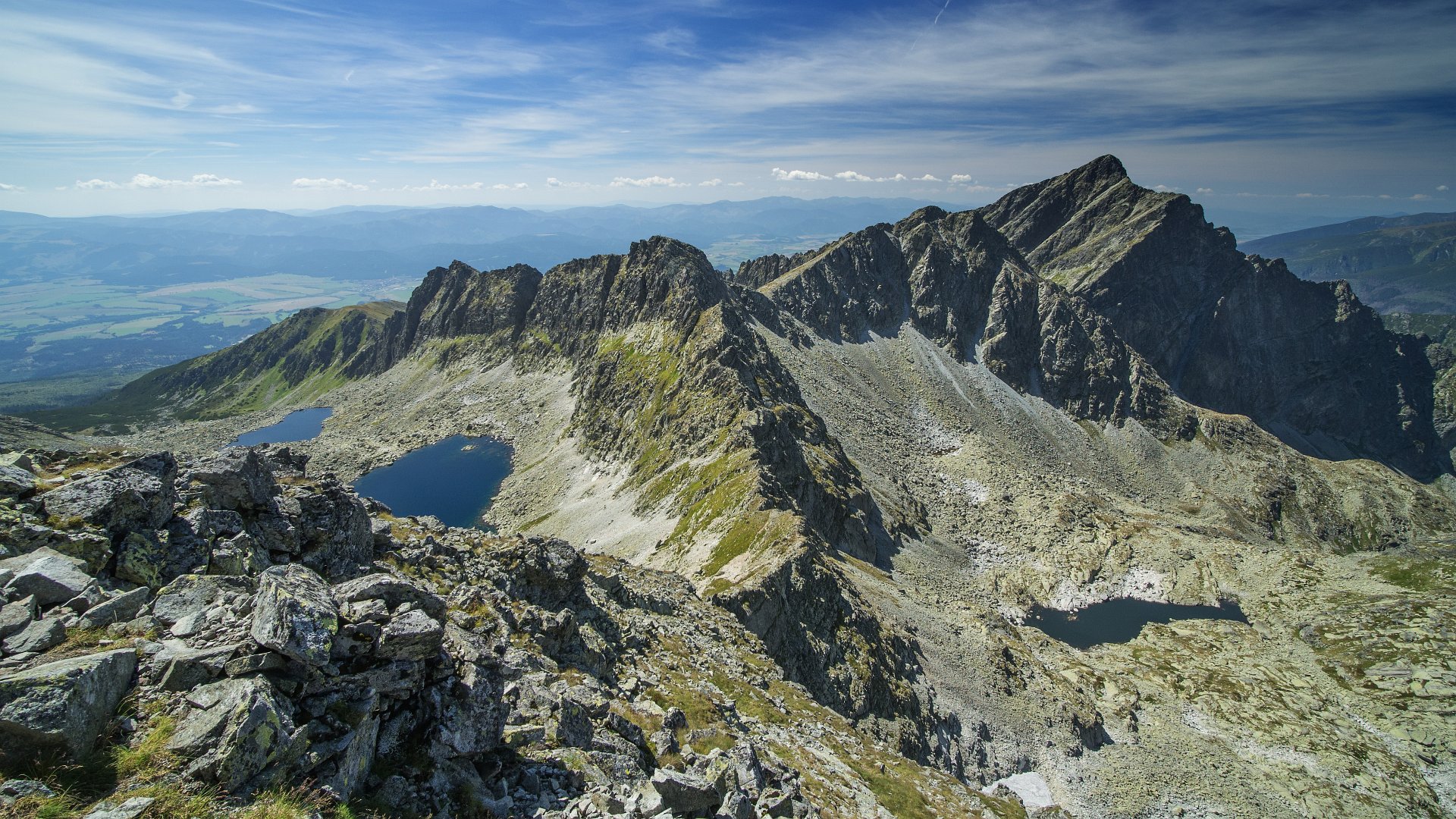  Mt Krátka, Mt Ostra and Mt Kriváň from the Hrubý vrch