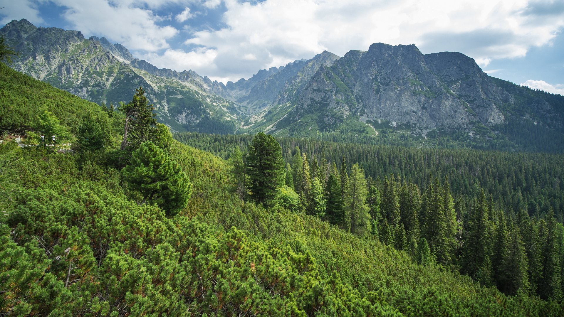  Ascent to the Popradské pleso