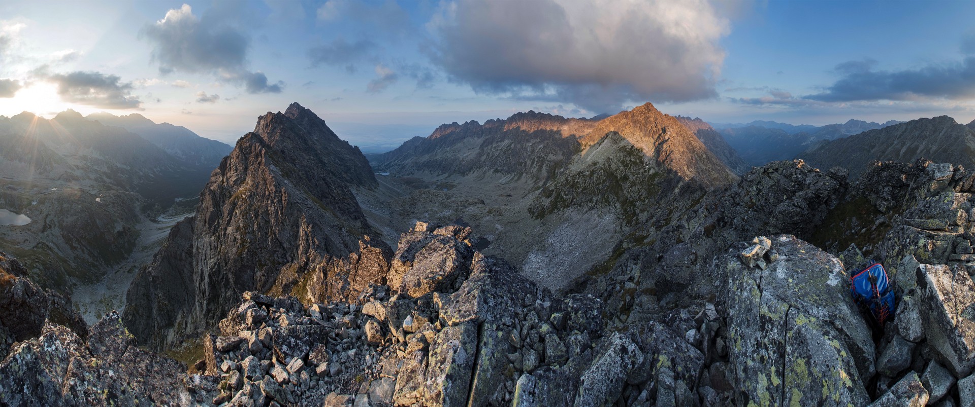 Panorama from the top of the Hlinská veža