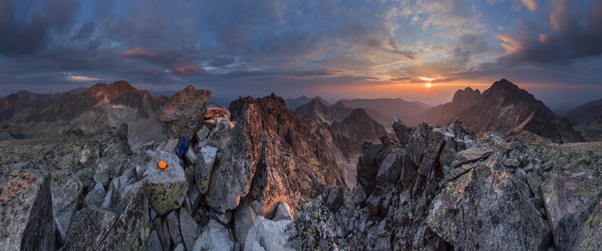 Panorama from Mt Baranie rohy