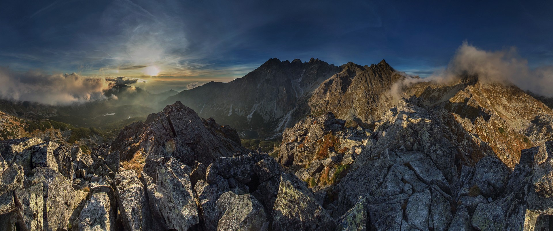 Panorama from the Kozí štít