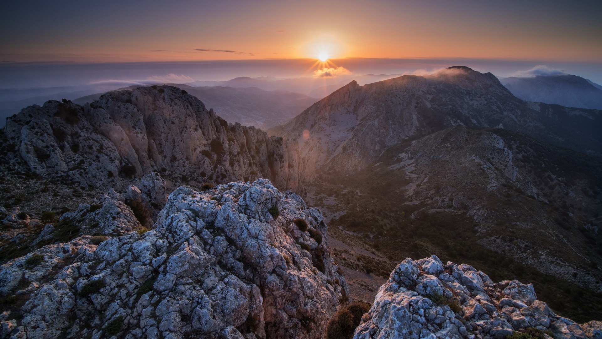 Sunrise at the Pla de la Casa