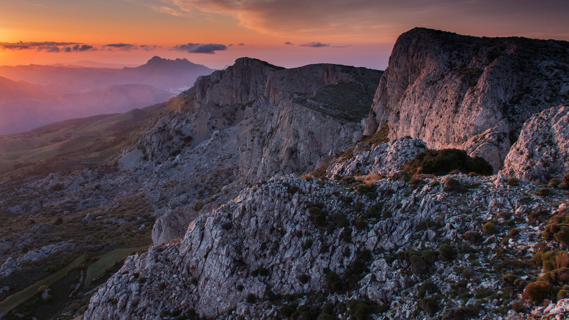 Just before sunrise at Serra de Aitana