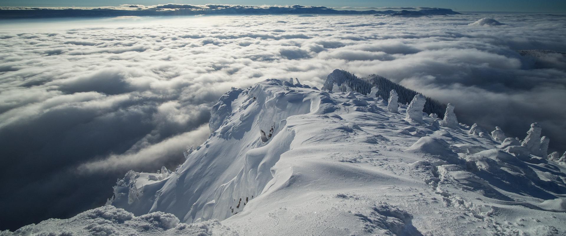 The Nízke Tatry at the horizon