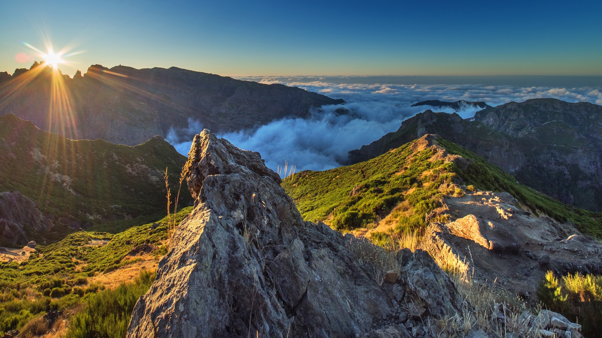 Świt na Pico Grande