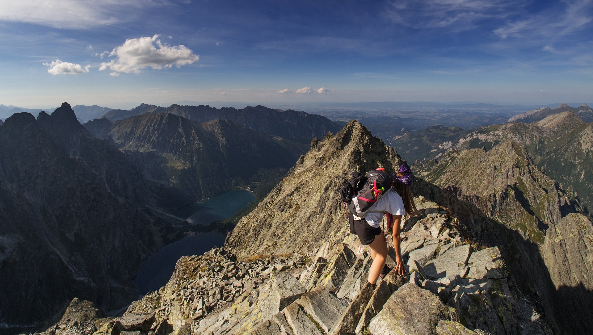 At the ridge of Mt Rysy