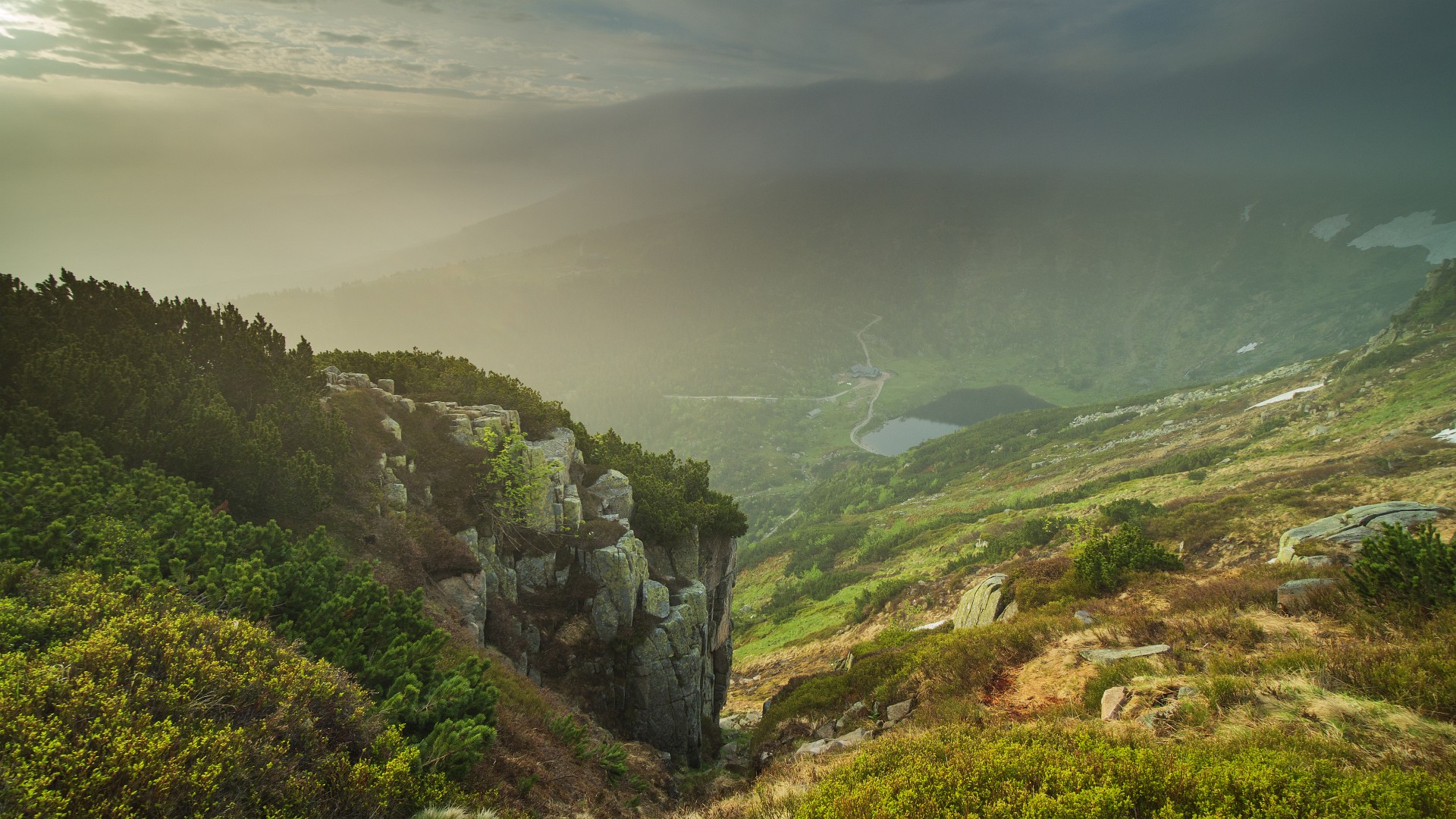 Nad Kotłem Małego Stawu