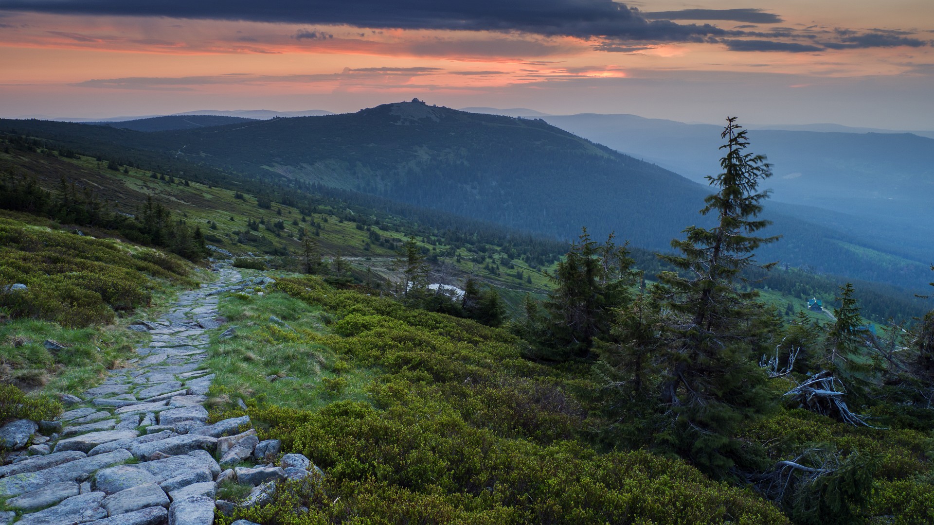 Powrót do Schroniska pod Łabskim Szczytem